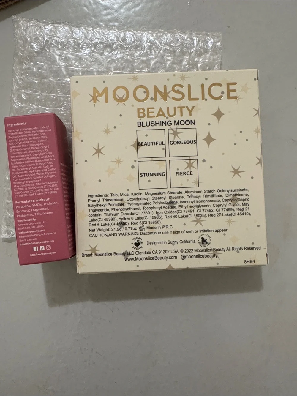 New Moon Slice Beauty Blush + Defiance Beauty Blush – Never Opened